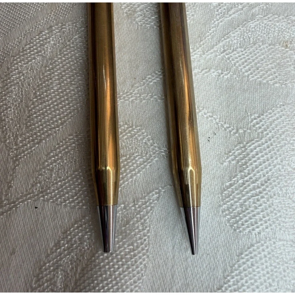 Quill Gold Filled Ballpoint Pen & Mechanical Pencil Set TEN YEARS OF SERVICE